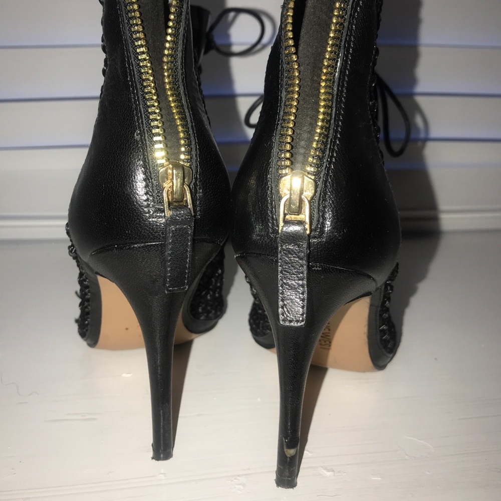 Black Nine West Booties - Picture 4 of 5